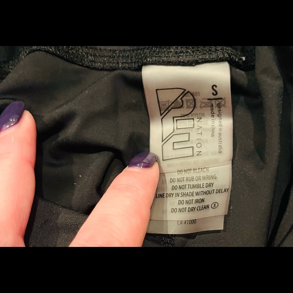 👠PE Nation high waisted black and zebra Pilates leggings - Picture 6 of 7